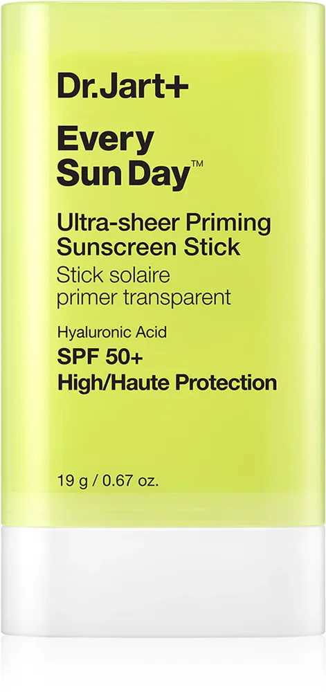 Стик солнцезащитный для лица Dr. Jart+ Every Sun Day Ultra-Sheer Priming Sunscreen Stick SPF50, для любого типа кожи, 19 г
