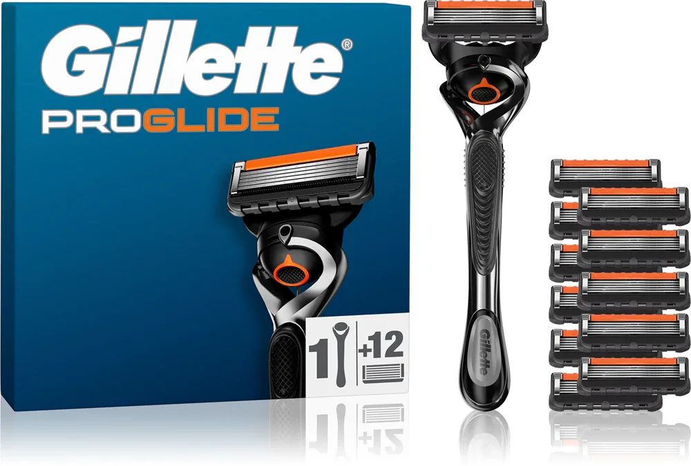 Бритва мужская Gillette ProGlide 5 лезвий, со сменными кассетами, 13 шт