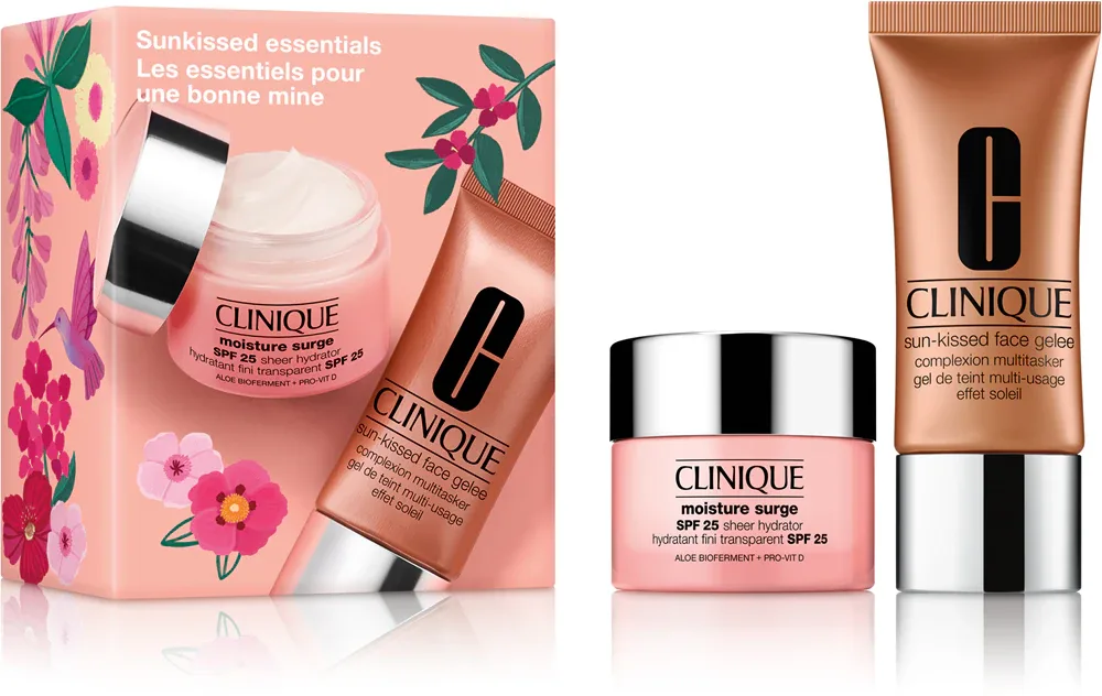 Набор косметики для лица Clinique Mini Kit Sunkissed Essentials, с SPF 25, подарочный