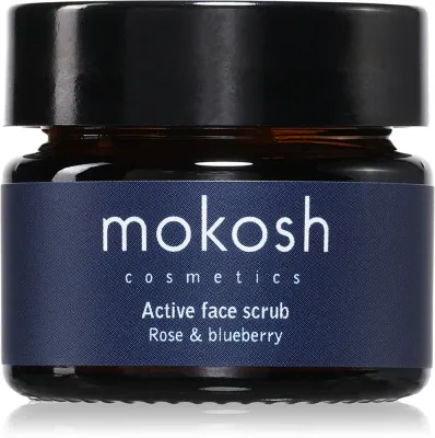 Пилинг для лица Mokosh Rose Blueberry энзимный, с папаином и бромелайном, 15 мл