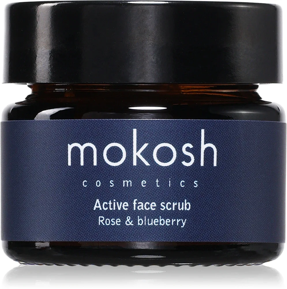 Пилинг для лица Mokosh Rose Blueberry энзимный, с папаином и бромелайном, 15 мл