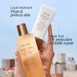 Защитный флюид для лица fresh Kombucha Multi-Defense Sheer UV SPF 50 лёгкий, с ферментом комбучи, 50 мл — фото 8