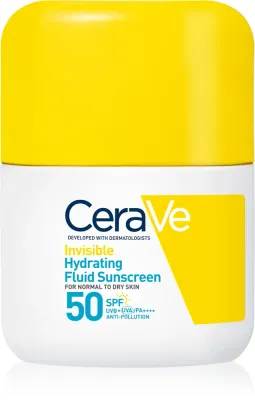Флюид солнцезащитный CeraVe Invisible Hydrating Fluid Sunscreen SPF 50 для лица, увлажняющий, 50 мл SPF 50