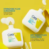 Флюид солнцезащитный CeraVe Invisible Hydrating Fluid Sunscreen SPF 50 для лица, увлажняющий, 50 мл SPF 50 — фото 3