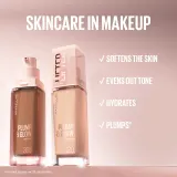MAYBELLINE NEW YORK Lifter Plump & Glow - Тональное средство Maybelline Lifter Plump Glow флюид, среднее покрытие, 30 мл, 30 мл, оттенок 118 — фото 6