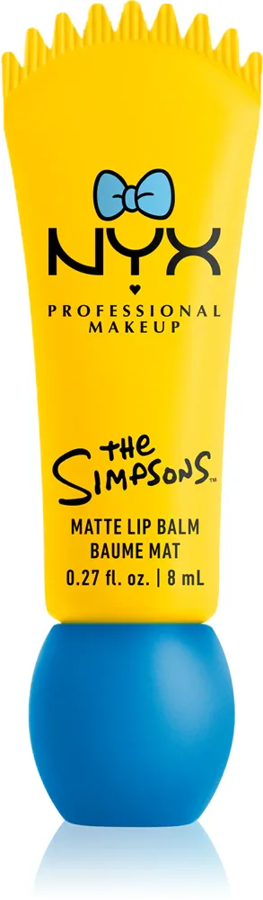 Бальзам для губ NYX Professional Makeup The Simpsons Smushy тонирующий, с маслом ши и Ceramide NP, 8 мл, оттенок Peekaboo Blue
