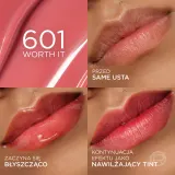 L’Oréal Paris Hyaluron Tint Lip Stain Serum - Помада для губ L’Oreal Paris Hyaluron Tint Lip Stain Serum жидкая, увлажняющая, с эффектом тинта, 5 мл, 5 мл, оттенок 601 Worth It — фото 3