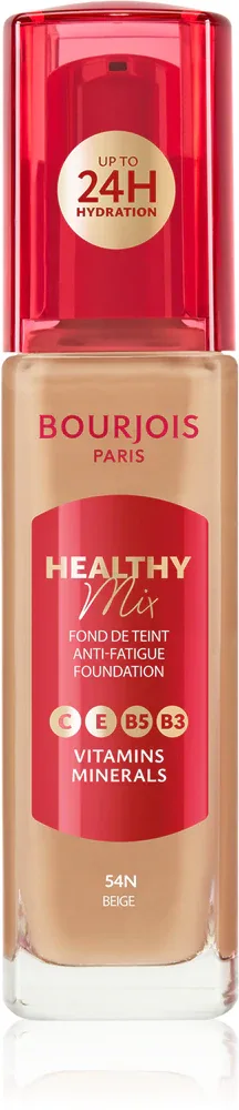 Тональный флюид Bourjois Healthy Mix увлажняющий, среднего покрытия, 30 мл, оттенок 54N Beige