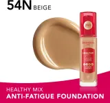 Тональный флюид Bourjois Healthy Mix увлажняющий, среднего покрытия, 30 мл, оттенок 54N Beige — фото 2