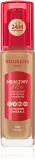 Тональный флюид Bourjois Healthy Mix увлажняющий, среднего покрытия, 30 мл, оттенок 58W Caramel — фото 1