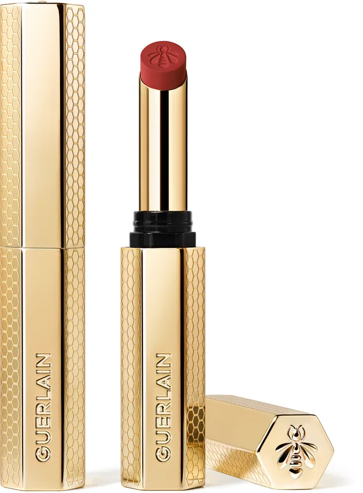 Помада для губ GUERLAIN KissKiss матовая, с возможностью повторного наполнения, 1,85 г, оттенок 599 Red Aster
