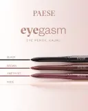 Карандаш для глаз Paese Eyegasm Long Lasting Eye Pencil стойкий, тонкая линия, 0,35 г, оттенок black — фото 5