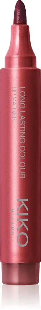 Помада для губ KIKO Milano Long Lasting Colour Lip Marker стойкая, увлажняющая, 2,5 г, оттенок 104 Deep Pink