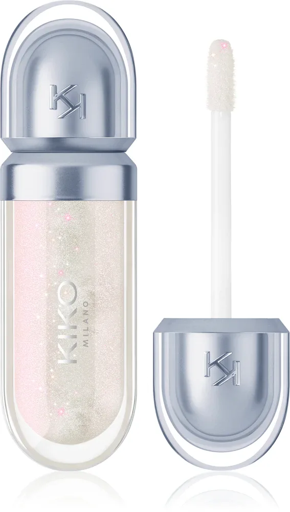 Блеск для губ KIKO Milano 3D Hydra Lip Gloss увлажняющий, с эффектом сияния, 6,5 мл, оттенок 47 White Unicorn