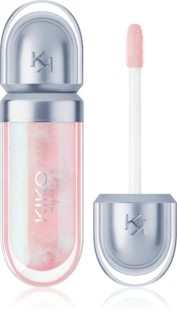 Блеск для губ KIKO Milano 3D Hydra Lip Gloss увлажняющий, с эффектом сияния, 6,5 мл, оттенок 48 Pink Metaverse
