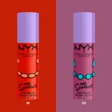Румяна для лица NYX Professional Makeup The Simpsons Fat Cheeks кремовые, лёгкая текстура, 8 мл, оттенок Snarky Scarlet — фото 4