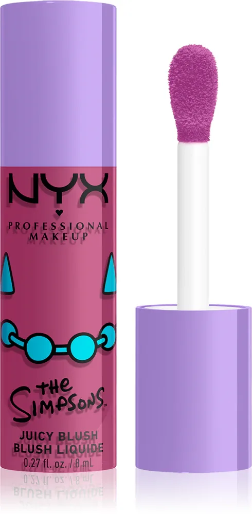 Румяна для лица NYX Professional Makeup The Simpsons Fat Cheeks кремовые, лёгкая текстура, 8 мл, оттенок Lavendar Sass