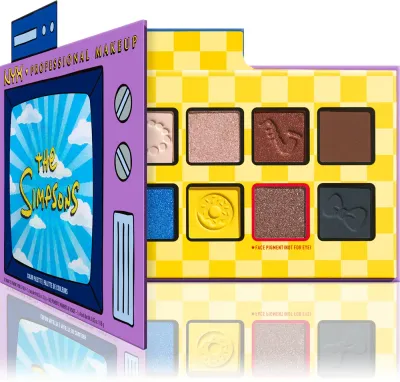 Палетка теней для век NYX Professional Makeup The Simpsons матовые и блестящие оттенки, стойкие, 1 шт