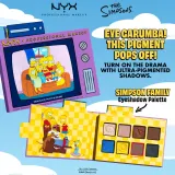 Палетка теней для век NYX Professional Makeup The Simpsons матовые и блестящие оттенки, стойкие, 1 шт — фото 3