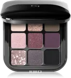 Палетка теней для век KIKO Milano Glamour Multi Finish с матовым и блестящим эффектом, сочетающиеся оттенки, 2,5 г, оттенок 04 Mauve Selection — фото 1