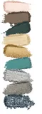 Палетка теней для век KIKO Milano Glamour Multi Finish с матовым и блестящим эффектом, сочетающиеся оттенки, 2,5 г, оттенок 06 Green Vibes — фото 2