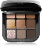 Палетка теней для век KIKO Milano Glamour Multi Finish с матовым и блестящим эффектом, сочетающиеся оттенки, 2,5 г, оттенок 01 Earth Tones — фото 1