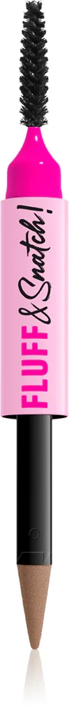 Средство для бровей NYX Professional Makeup Fluff Snatch пудровая текстура, со щёточкой, придаёт объём, 1 г, оттенок Ash Blonde