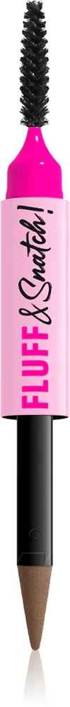 Средство для бровей NYX Professional Makeup Fluff Snatch пудровая текстура, со щёточкой, придаёт объём, 1 г, оттенок Taupe