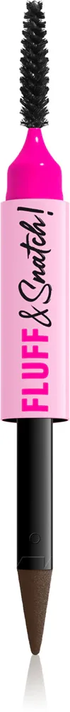 Средство для бровей NYX Professional Makeup Fluff Snatch пудровая текстура, со щёточкой, придаёт объём, 1 г, оттенок Espresso
