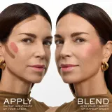 Lancôme Teint Idole Ultra Wear Shape Stick Blush - Румяна в стике Lancome Teint Idole Ultra Wear Shape Stick Blush кремовые, со скошенным аппликатором, 7,5 г, 7.5 г, оттенок Flaming Rose 03 — фото 5