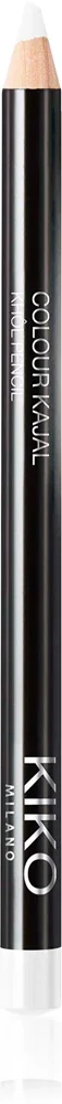 Карандаш для глаз KIKO Milano Colour Kajal каял, стойкий, 1,6 г, оттенок 02 White