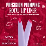 Набор для губ NYX Professional Makeup Bridgerton Royal Treasures блеск и карандаш с эффектом объёма, 2 шт, оттенок 03 — фото 7