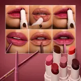 Помада для губ Max Factor 2000 Calorie Mellow Blur фиолетовая, увлажняющая, 3,5 г, оттенок 010 Mochi Mauve — фото 8