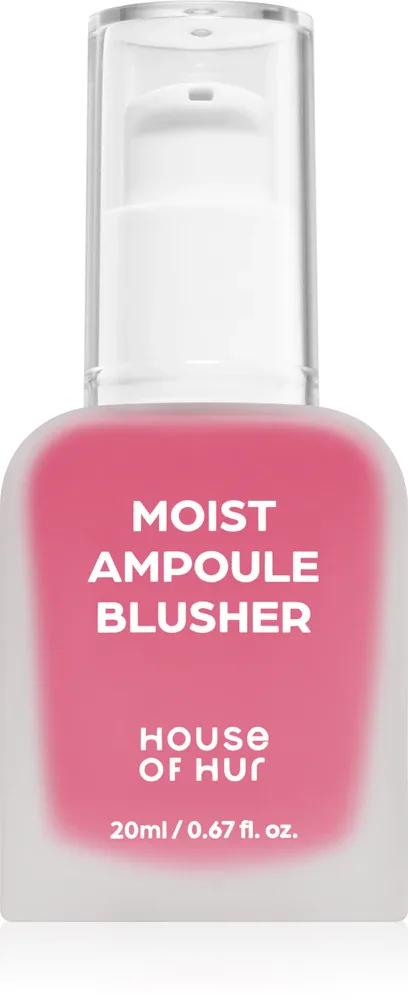 Румяна жидкие House of Hur Moist Ampoule Blusher увлажняющие, стойкие, 20 мл, оттенок 07 Pink Rosie