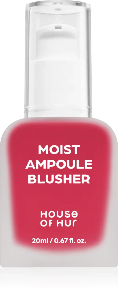 Румяна жидкие House of Hur Moist Ampoule Blusher увлажняющие, стойкие, 20 мл, оттенок 02 Deep Plum