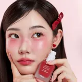 Румяна жидкие House of Hur Moist Ampoule Blusher увлажняющие, стойкие, 20 мл, оттенок 09 Ruby Red — фото 3