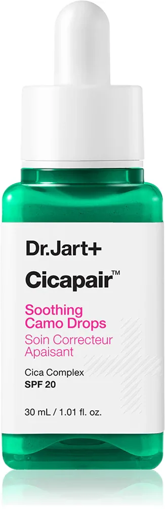 Флюид тонирующий для лица Dr. Jart+ Cicapair Soothing Camo Drops против покраснений, с SPF 20, 30 мл