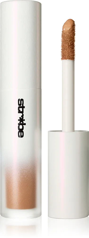 Бронзер для лица MAC Cosmetics Strobe Beam Bronzelighter с эффектом загара, для моделирования контуров, 4,3 мл, оттенок Flashlite