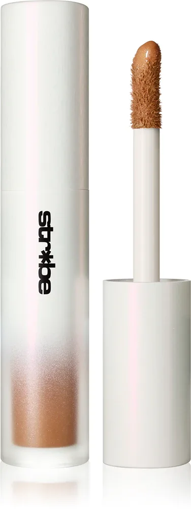 Бронзер для лица MAC Cosmetics Strobe Beam Bronzelighter с эффектом загара, для моделирования контуров, 4,3 мл, оттенок Warmlite