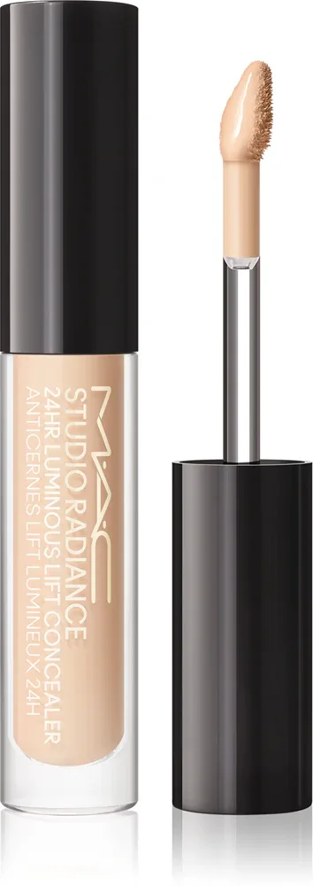 Корректор для лица MAC Cosmetics Studio Radiance 24HR Luminous Lift Concealer Mini высокопигментированный, стойкий, 1,8 мл, оттенок NC10