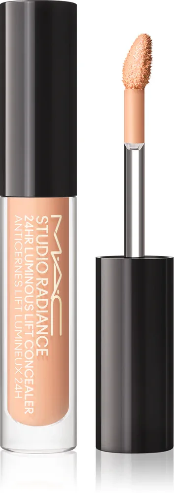 Корректор для лица MAC Cosmetics Studio Radiance 24HR Luminous Lift Concealer Mini высокопигментированный, стойкий, 1,8 мл, оттенок NW13