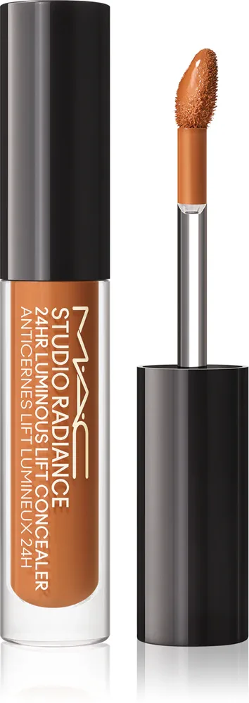 Корректор для лица MAC Cosmetics Studio Radiance 24HR Luminous Lift Concealer Mini высокопигментированный, стойкий, 1,8 мл, оттенок NW45