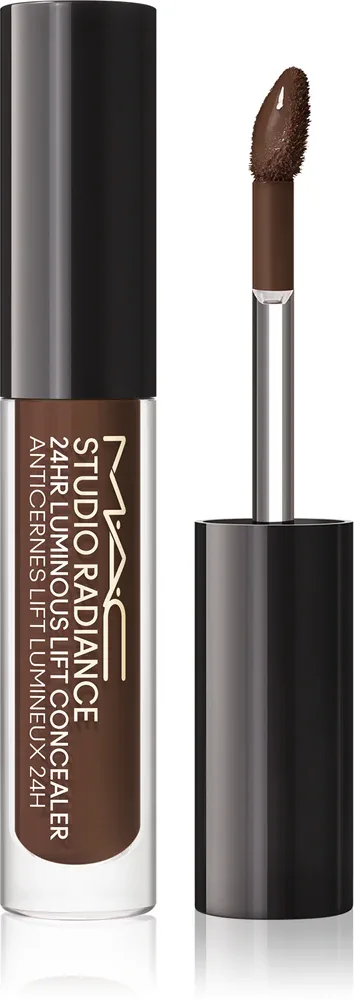 Корректор для лица MAC Cosmetics Studio Radiance 24HR Luminous Lift Concealer Mini высокопигментированный, стойкий, 1,8 мл, оттенок NC63