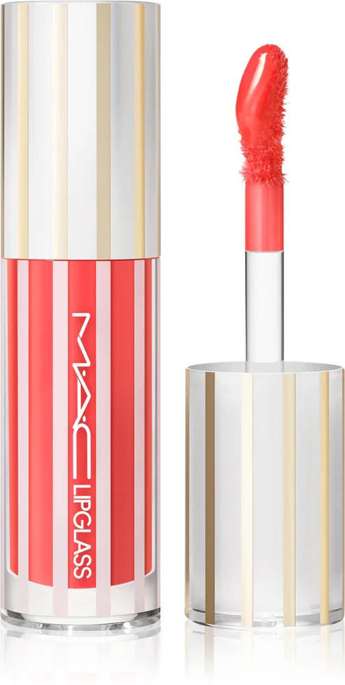 Блеск для губ MAC Cosmetics Lipglass Air Mini со стеклянным блеском, нелипкий, 2,6 мл, оттенок Spritz