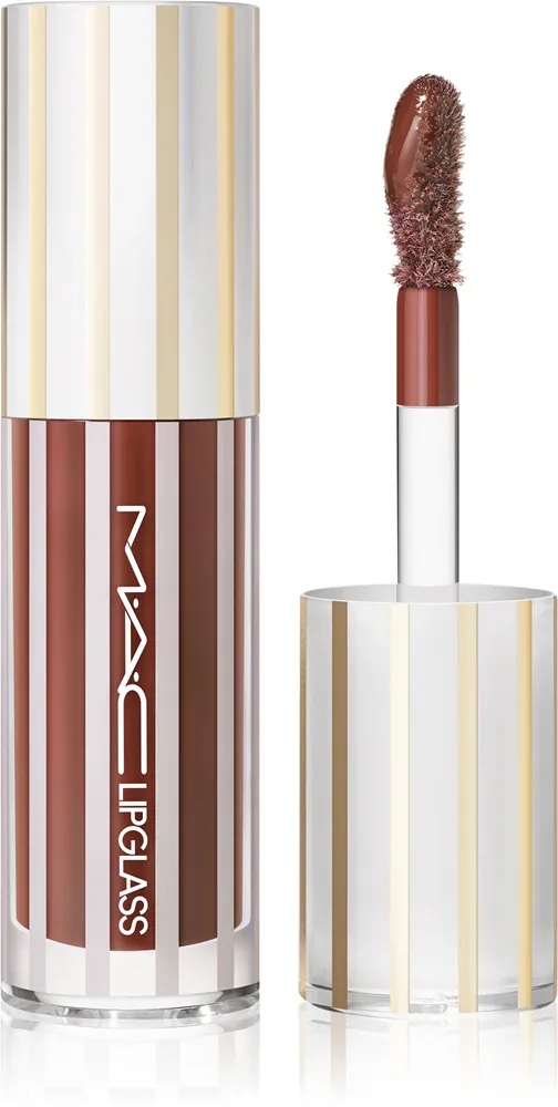 Блеск для губ MAC Cosmetics Lipglass Air Mini со стеклянным блеском, нелипкий, 2,6 мл, оттенок Aesthetic