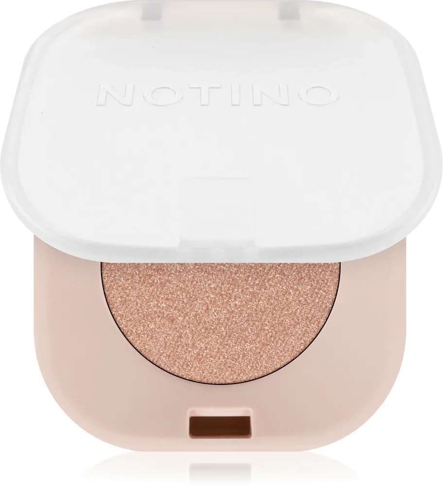 Тени для век Notino Powder Eyeshadow Shimmer, с шиммером, серебристые, 1,5 г, оттенок Silken Brut