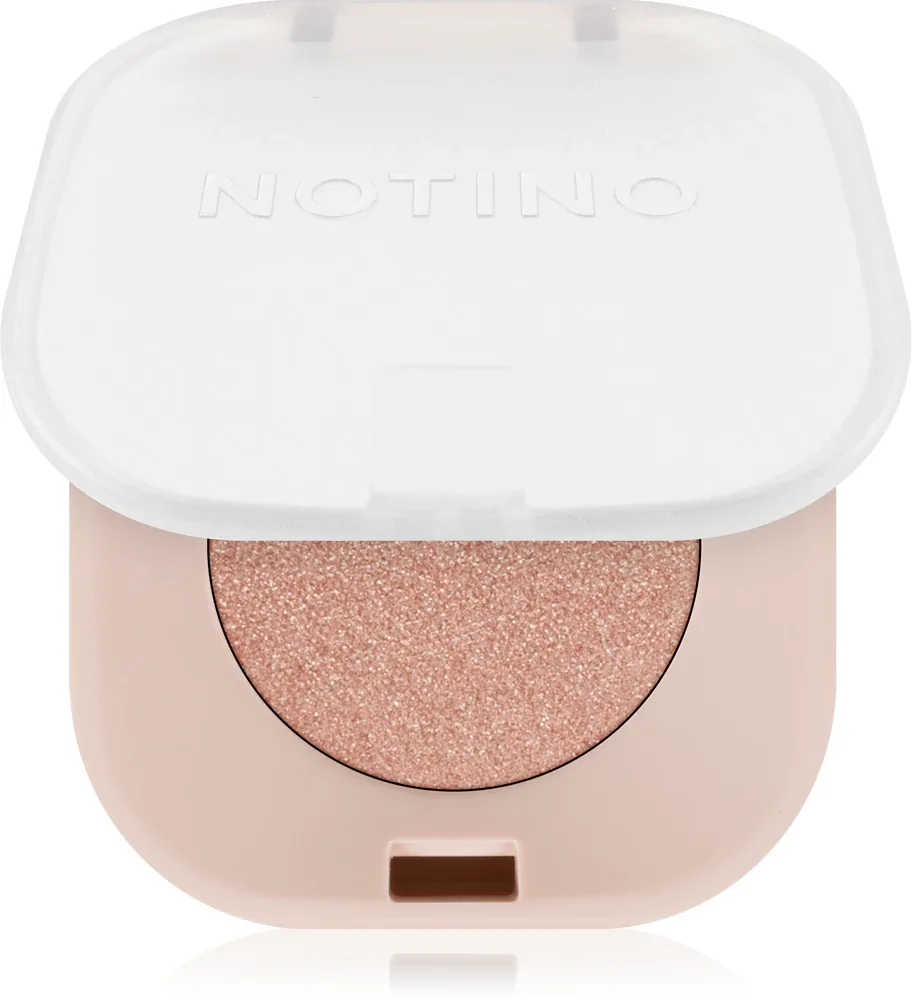 Тени для век Notino Powder Eyeshadow Shimmer, с шиммером, серебристые, 1,5 г, оттенок Fizzy