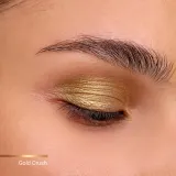 Тени для век Notino Powder Eyeshadow Shimmer, с шиммером, серебристые, 1,5 г, оттенок Gold Crush — фото 4
