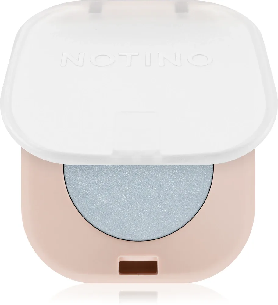Тени для век Notino Powder Eyeshadow Shimmer, с шиммером, серебристые, 1,5 г, оттенок Sky Glow