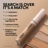 Консилер KIKO Milano Love Fusion 24H Moisture Radiant Concealer среднего покрытия, длительного действия, 8 мл, оттенок 02 Light Sand — фото 6